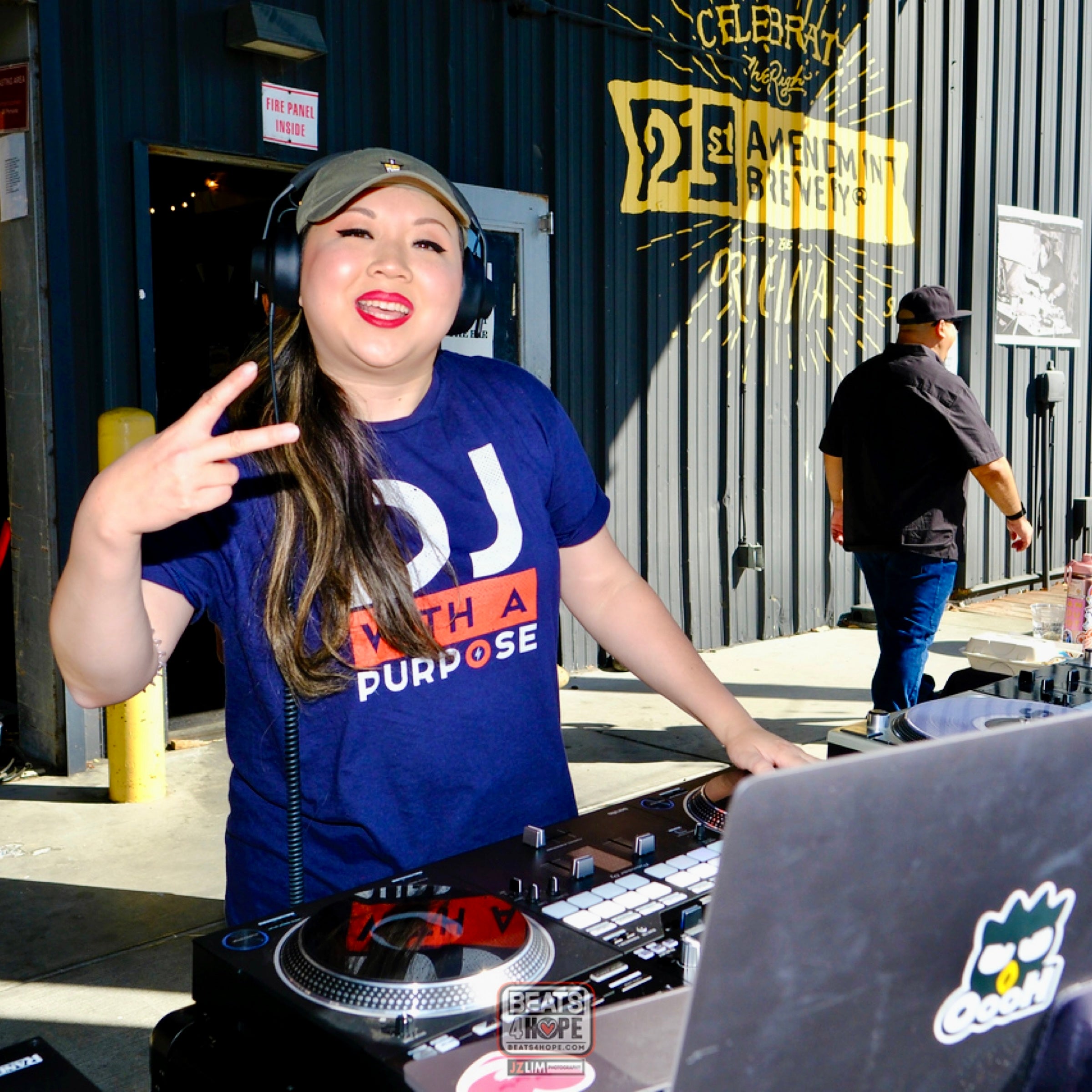 DJ WITH A PURPOSE Unisex T-Shirt - Beats 4 Hope
