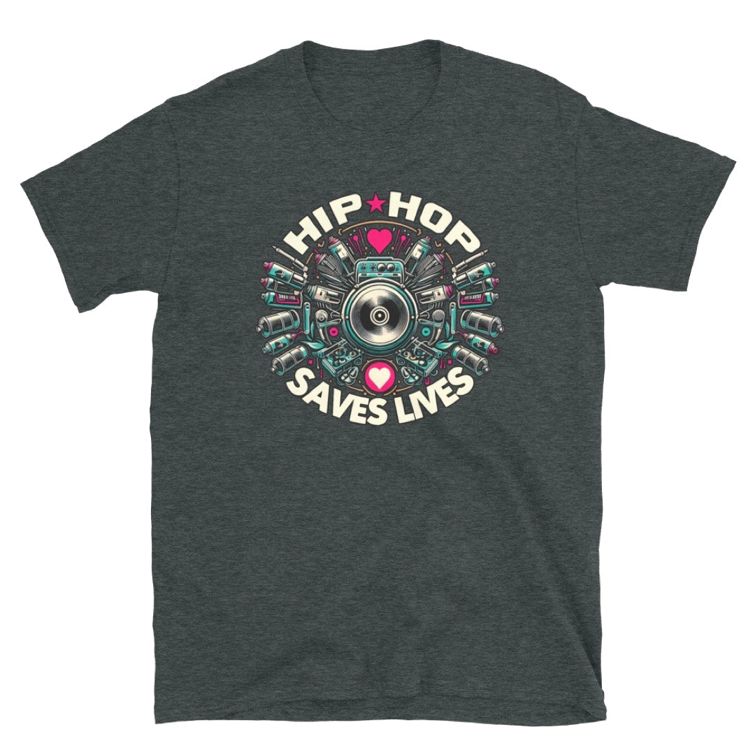 HIP HOP SAVES LIVES Graffiti T-Shirt - Beats 4 Hope