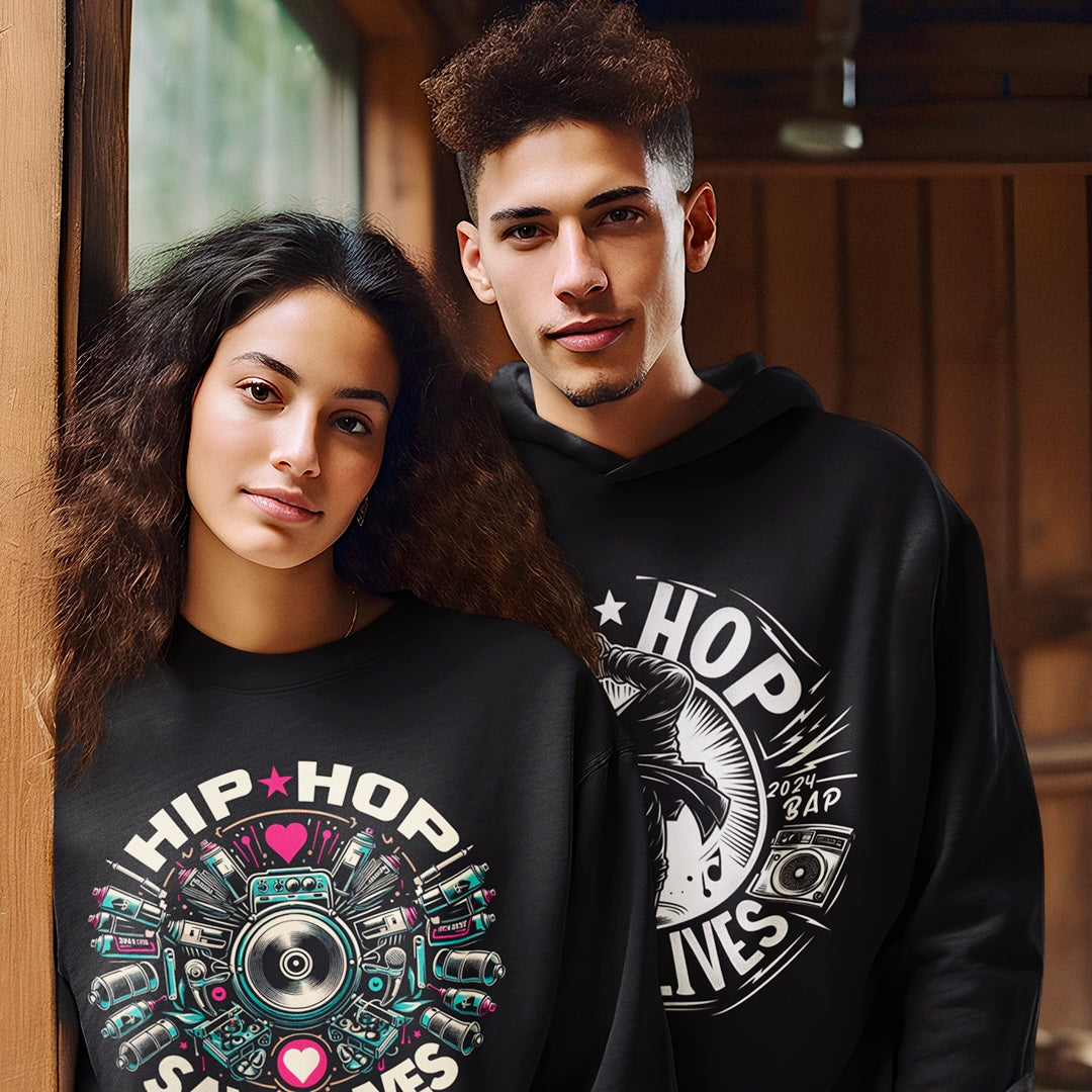HIP HOP SAVES LIVES - GRAFFITI Hoodie - Beats 4 Hope