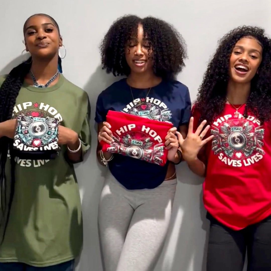 HIP HOP SAVES LIVES Graffiti T-Shirt - Beats 4 Hope