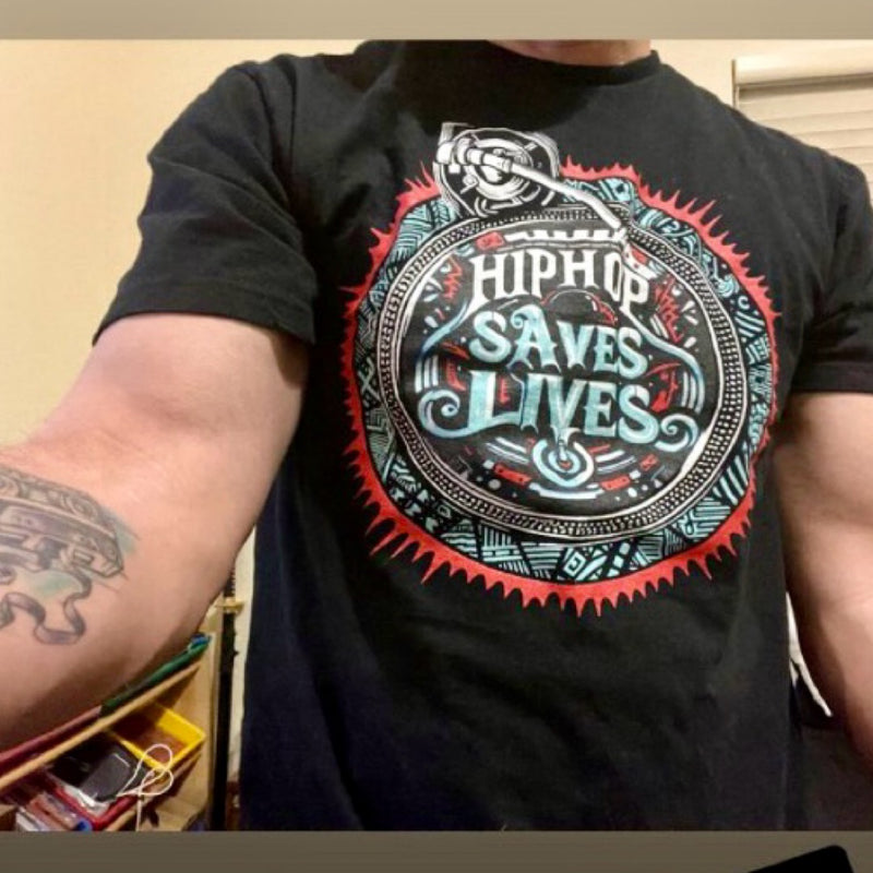 HIP HOP SAVES LIVES Dj T-Shirt