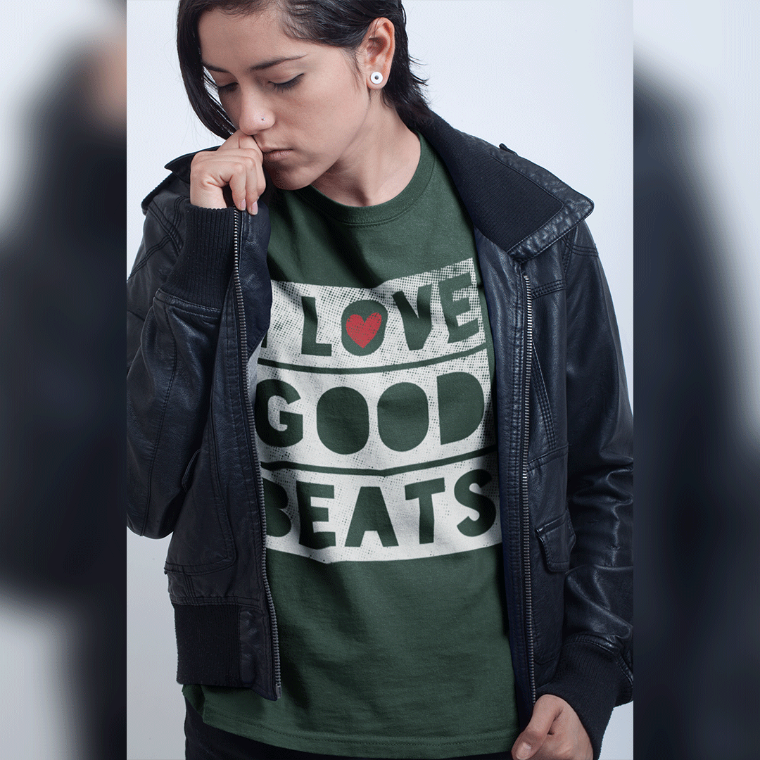 I LOVE GOOD BEATS Men's T-Shirt