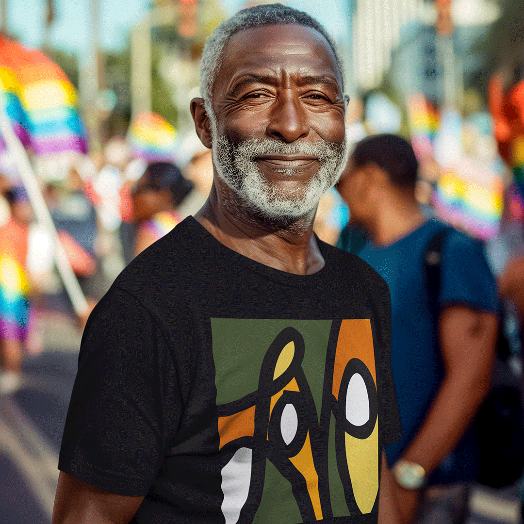 LOVE 1 Unisex T-Shirt by Shomari Smith