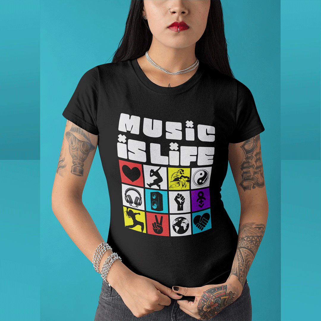 MUSIC IS LIFE Unisex T-Shirt - Beats 4 Hope