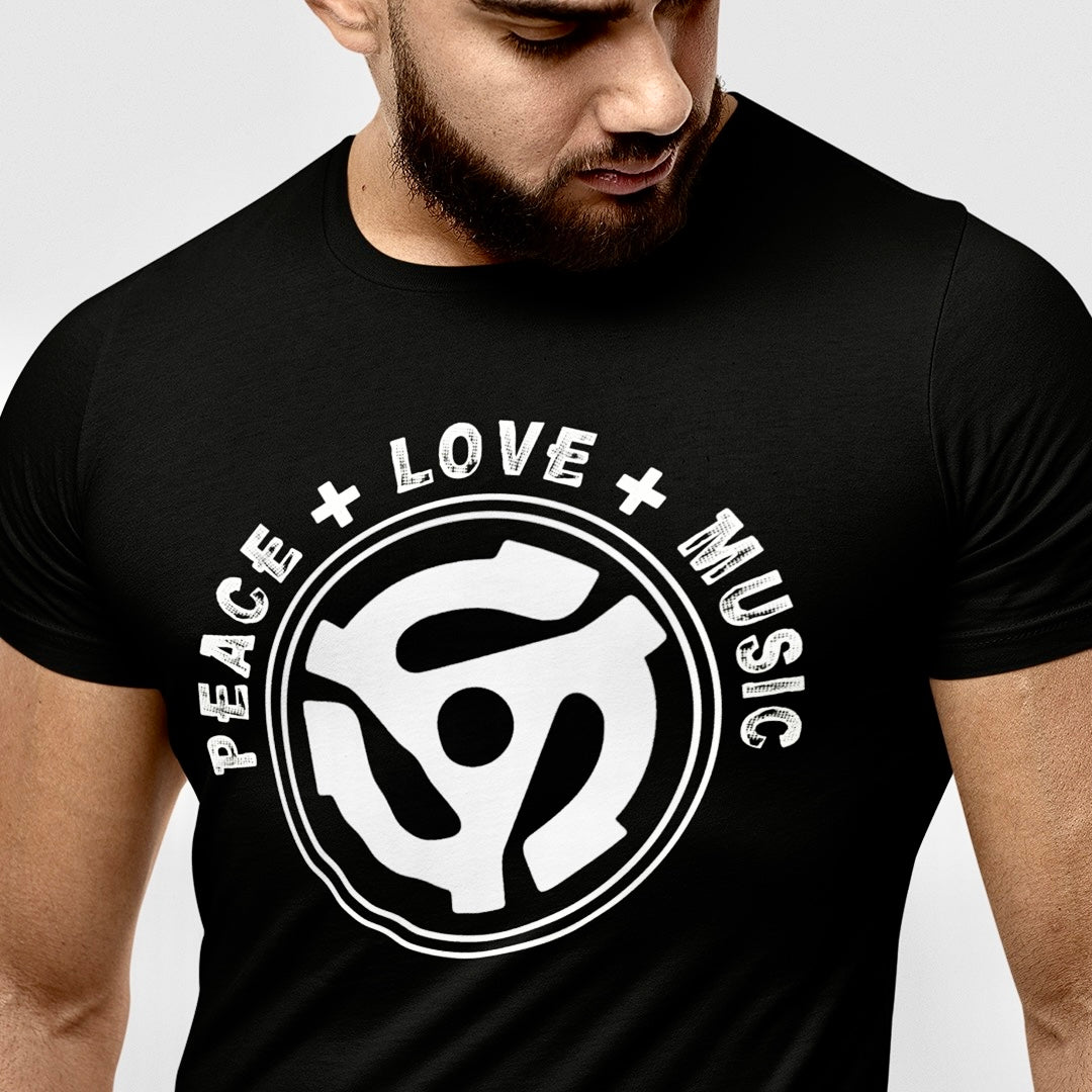 PEACE, LOVE, MUSIC - Premium Unisex T-Shirt - Beats 4 Hope