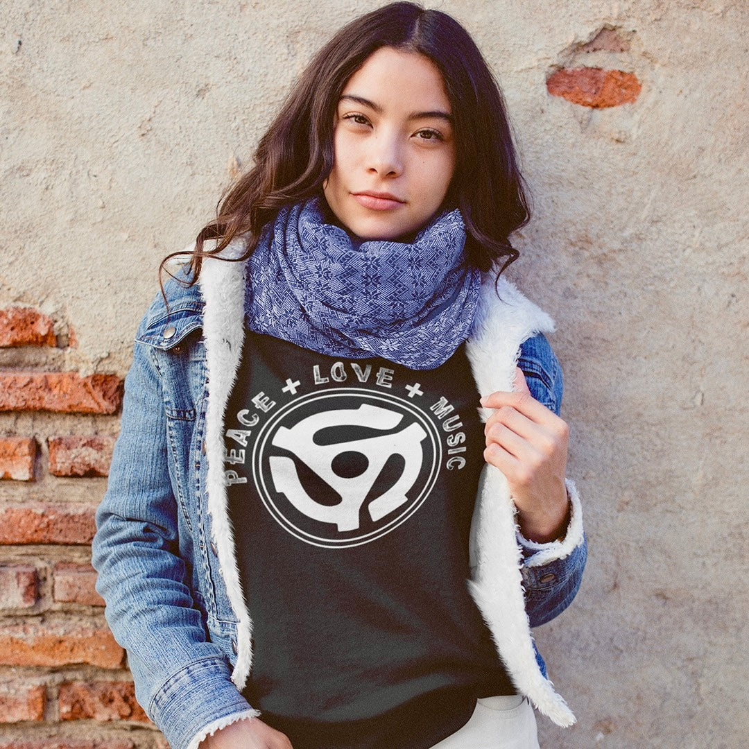 PEACE, LOVE, MUSIC - Premium Unisex T-Shirt - Beats 4 Hope
