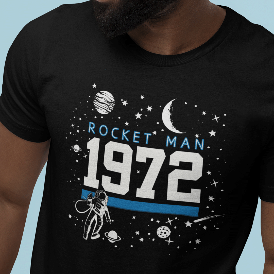 ROCKET MAN 1972 Men's T-Shirt