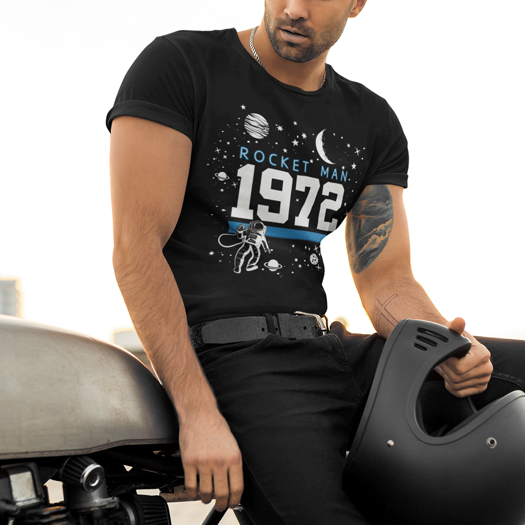 ROCKET MAN 1972 Men's T-Shirt