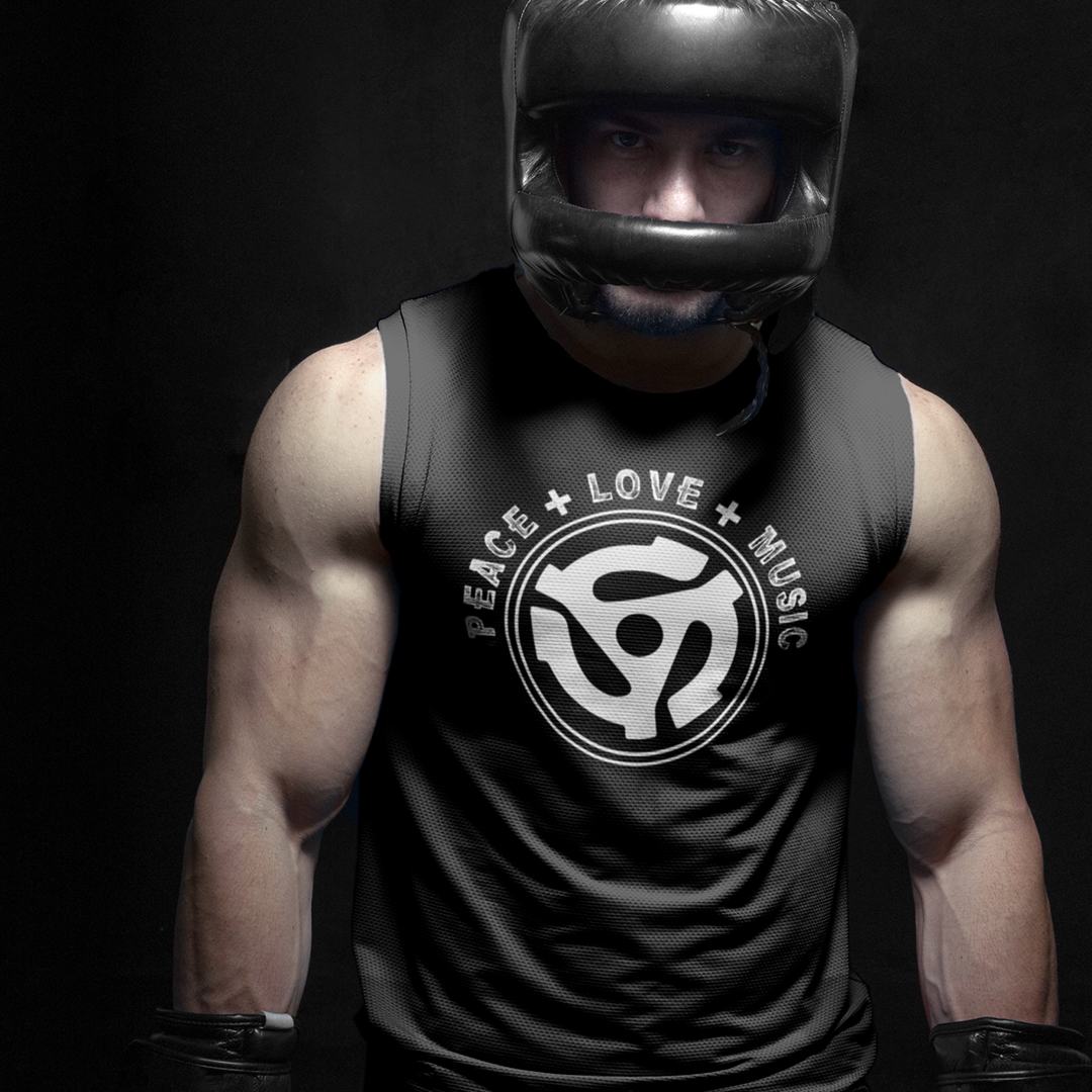 PEACE, LOVE, MUSIC - Muscle Shirt