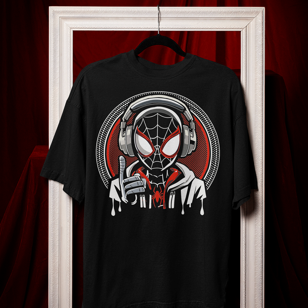 SPIDER VIBES Mens T- Shirt