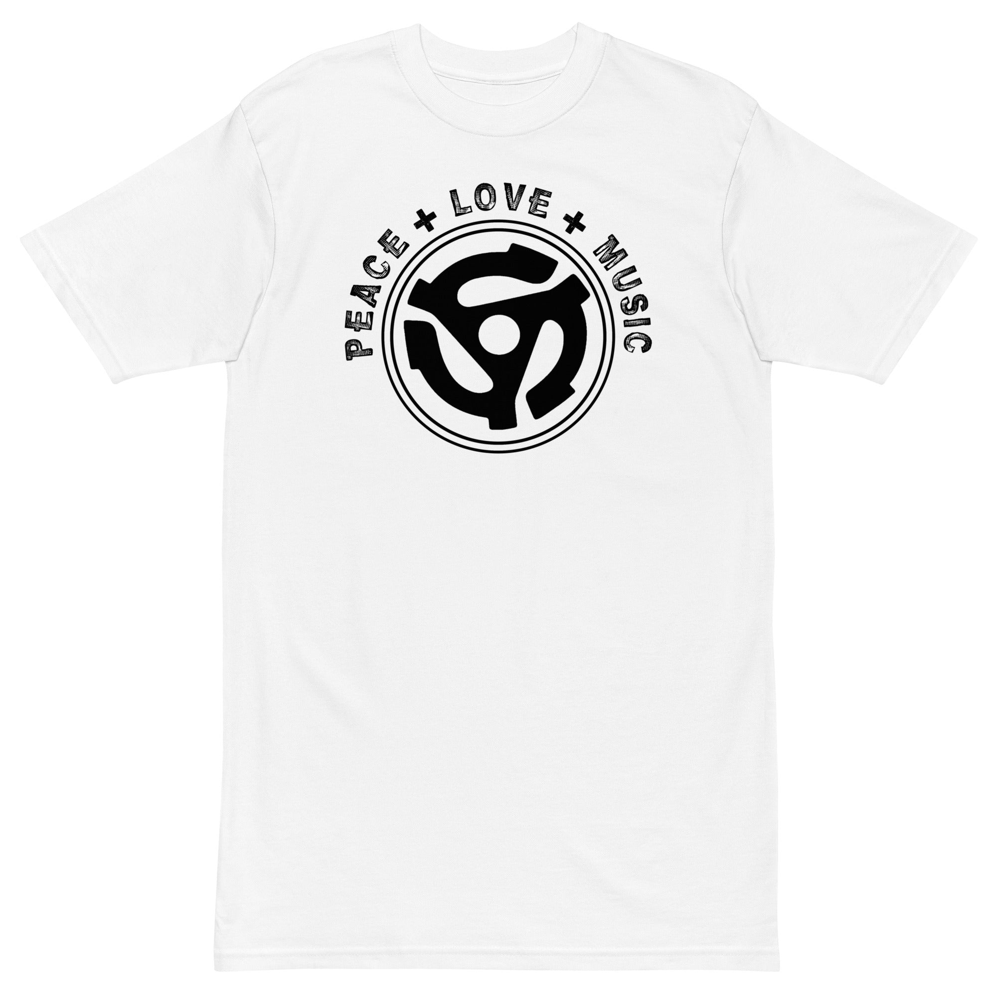 PEACE, LOVE, MUSIC - Premium Unisex T-Shirt - Beats 4 Hope
