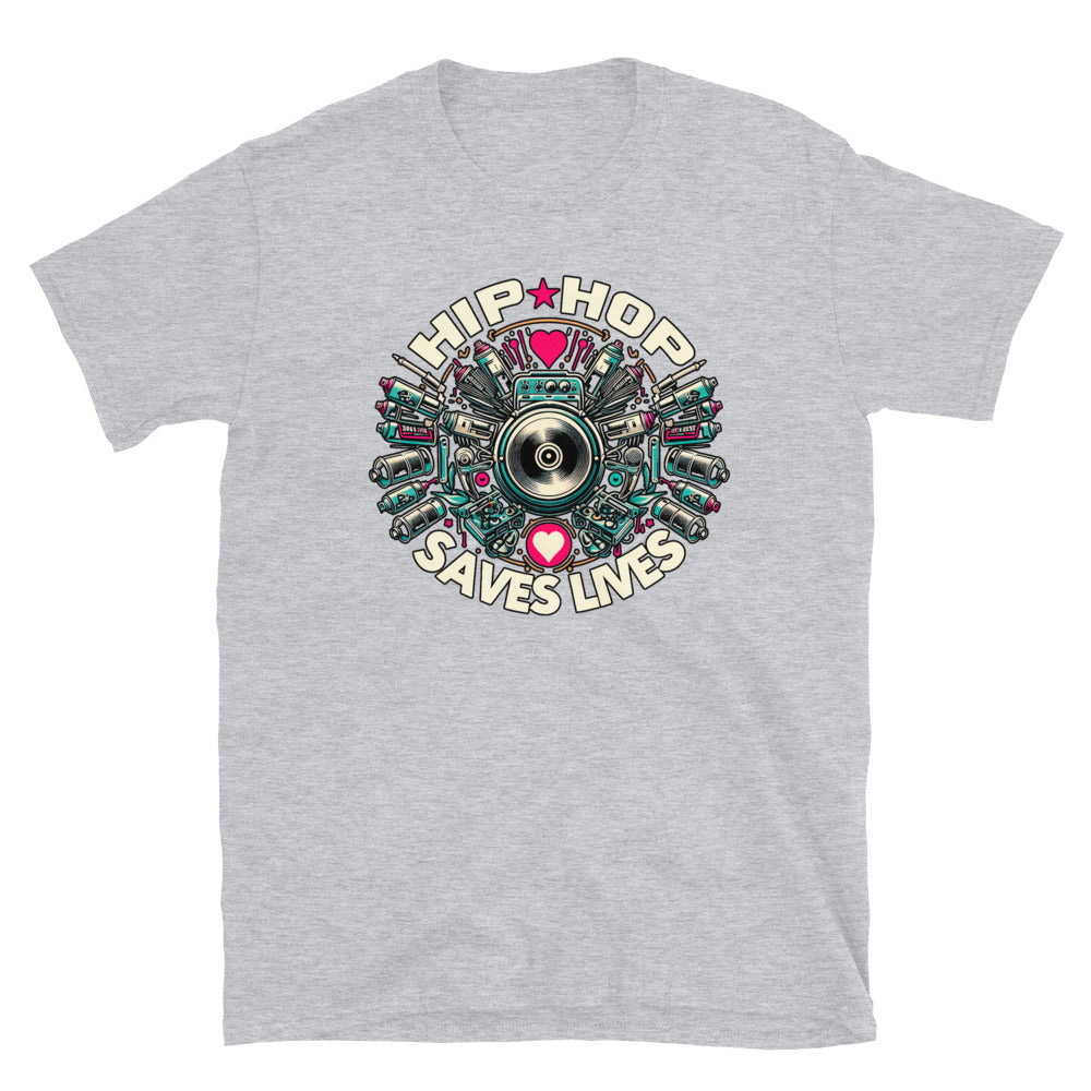 HIP HOP SAVES LIVES Graffiti T-Shirt - Beats 4 Hope