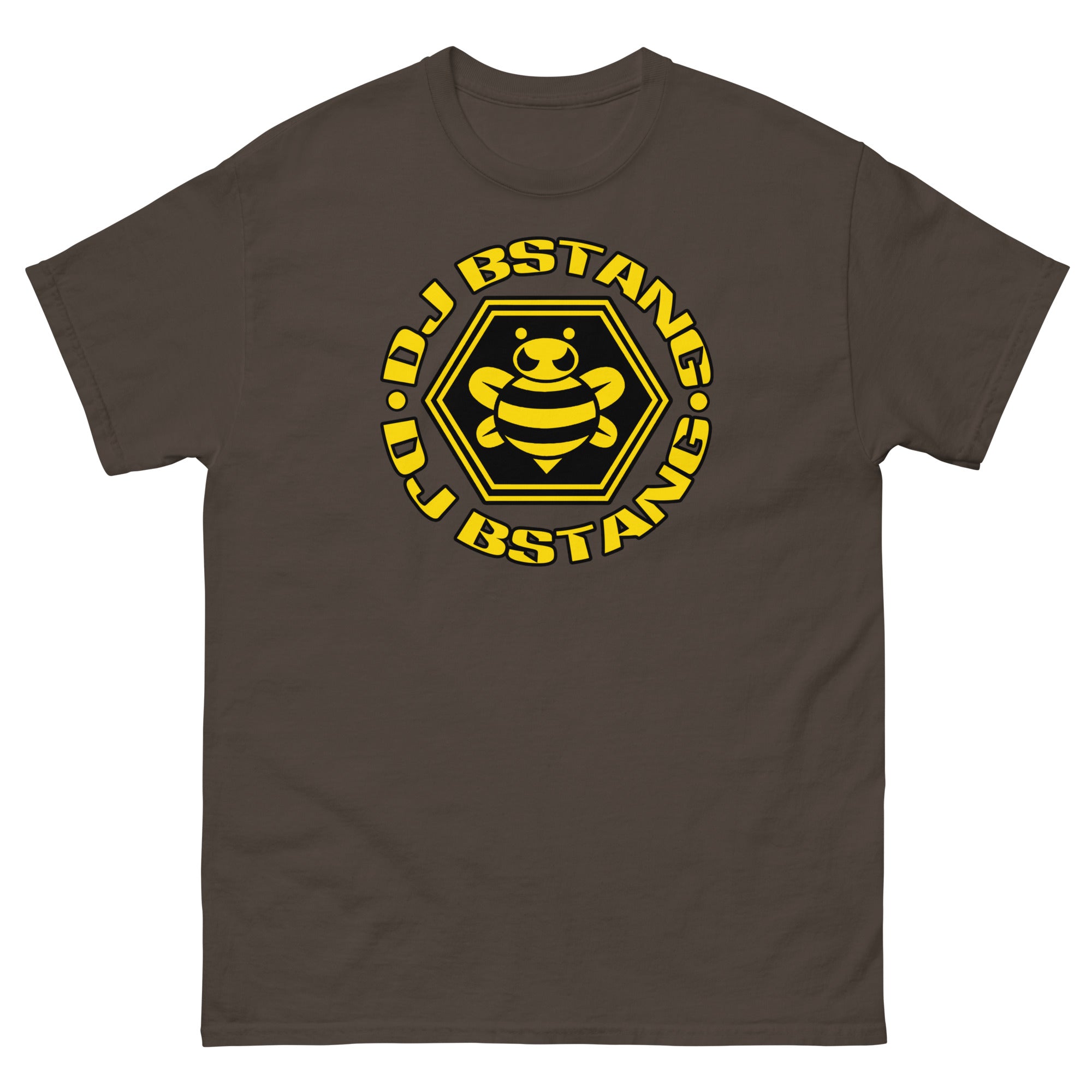 DJBSTANG Men's Classic T-Shirt - Dark Chocolate / S - Dark Chocolate / M - Dark Chocolate / L - Dark Chocolate / XL - Dark Chocolate / 2XL - Dark Chocolate / 3XL