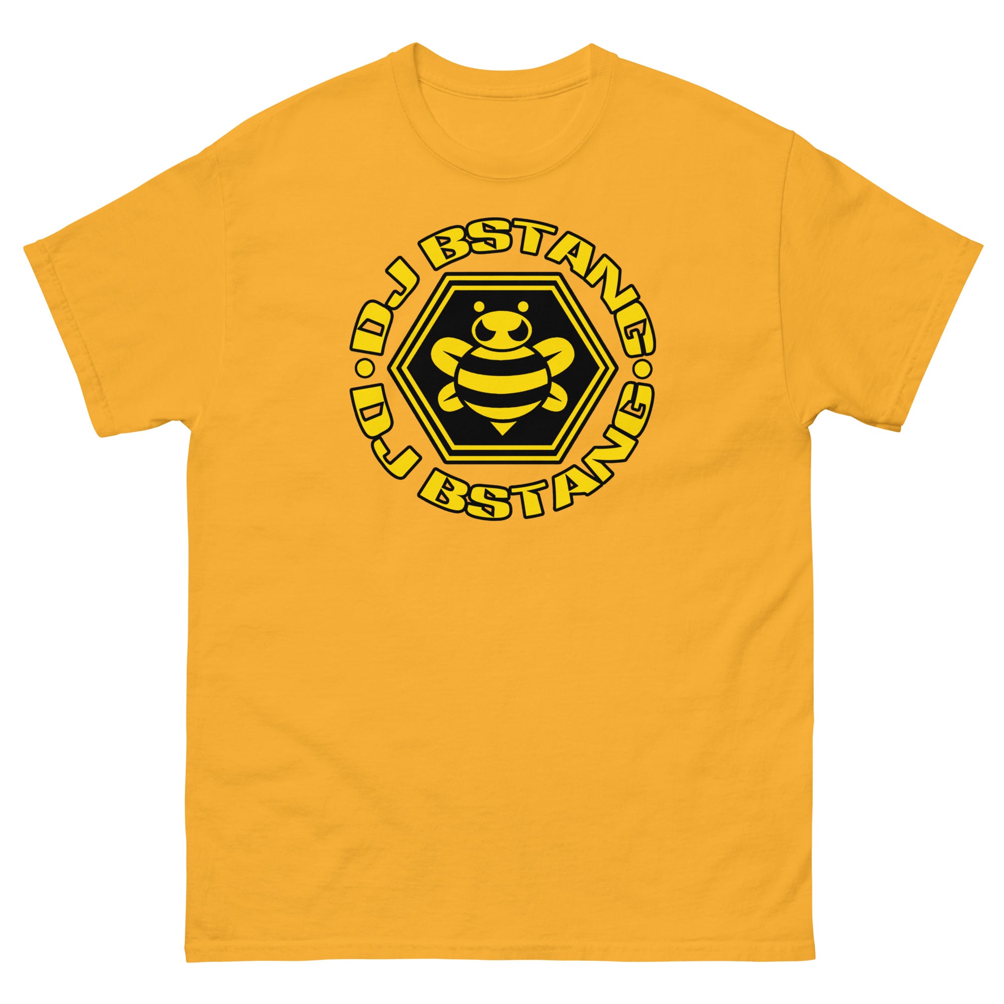 DJBSTANG Men's Classic T-Shirt - Gold / S - Gold / M - Gold / L - Gold / XL - Gold / 2XL - Gold / 3XL - Gold / 4XL - Gold / 5XL