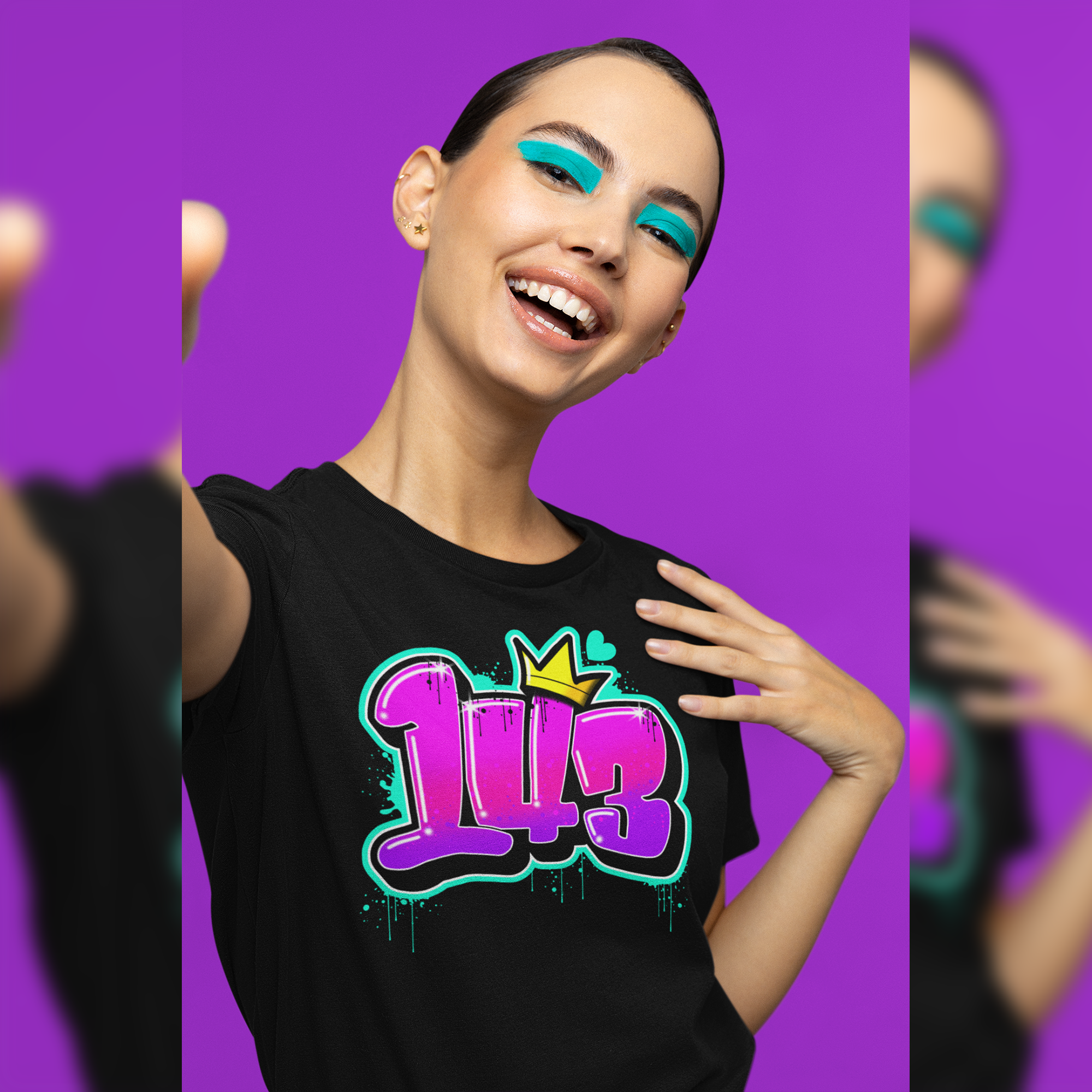 143 I LOVE YOU Remix T-Shirt - Beats 4 Hope