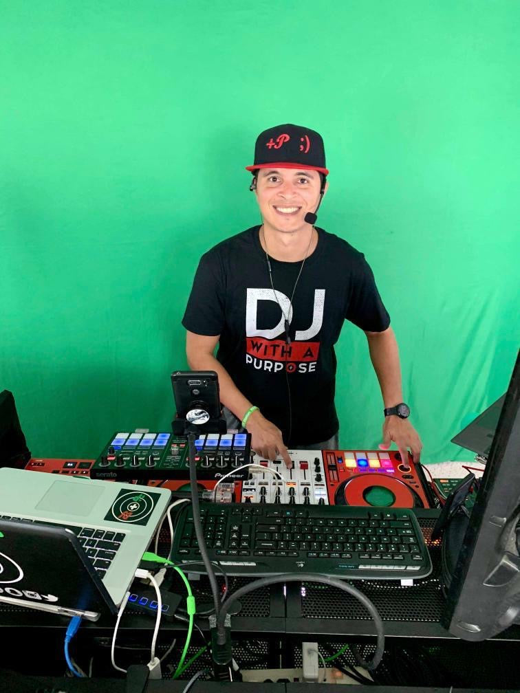 DJ WITH A PURPOSE T-Shirt - Beats 4 Hope
