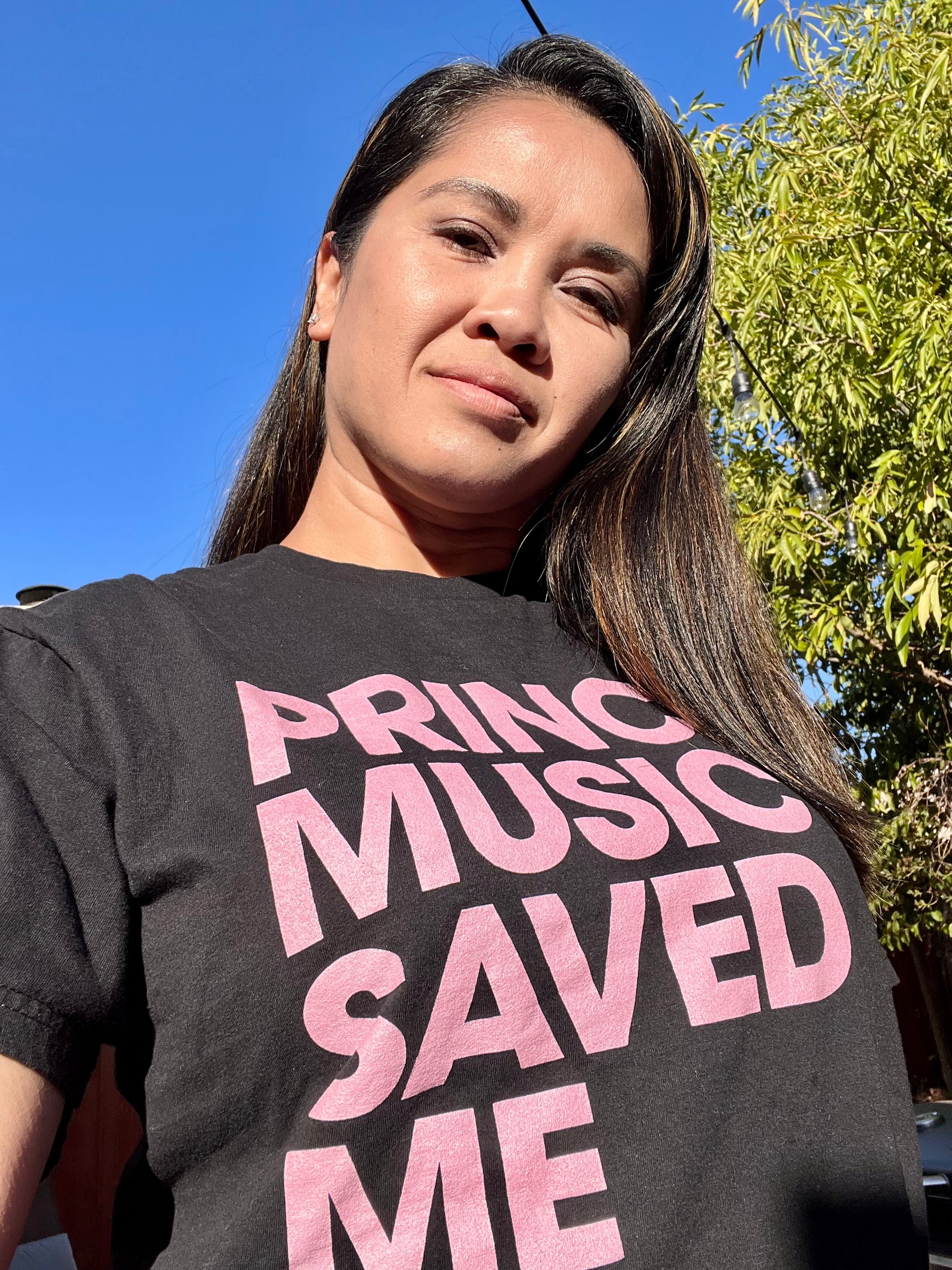 PRINCE MUSIC SAVED ME - PINK - Unisex T-Shirt - Beats 4 Hope