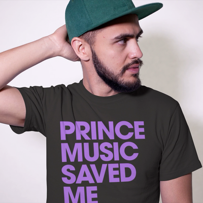 PRINCE MUSIC SAVED ME - Purple - Unisex T-Shirt - Beats 4 Hope