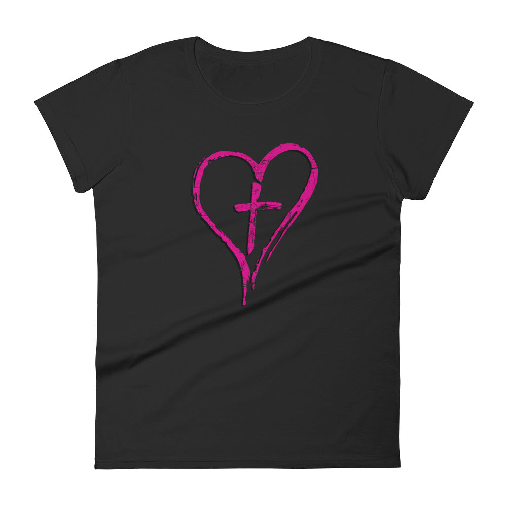 CROSS MY HEART Women's Cut T-Shirt - Beats 4 Hope