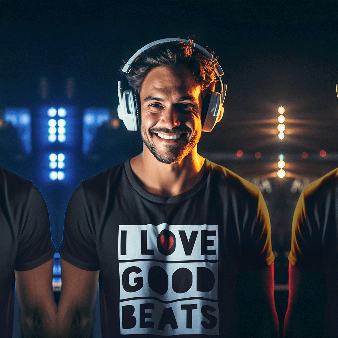 I LOVE GOOD BEATS - Premium Unisex T-Shirt