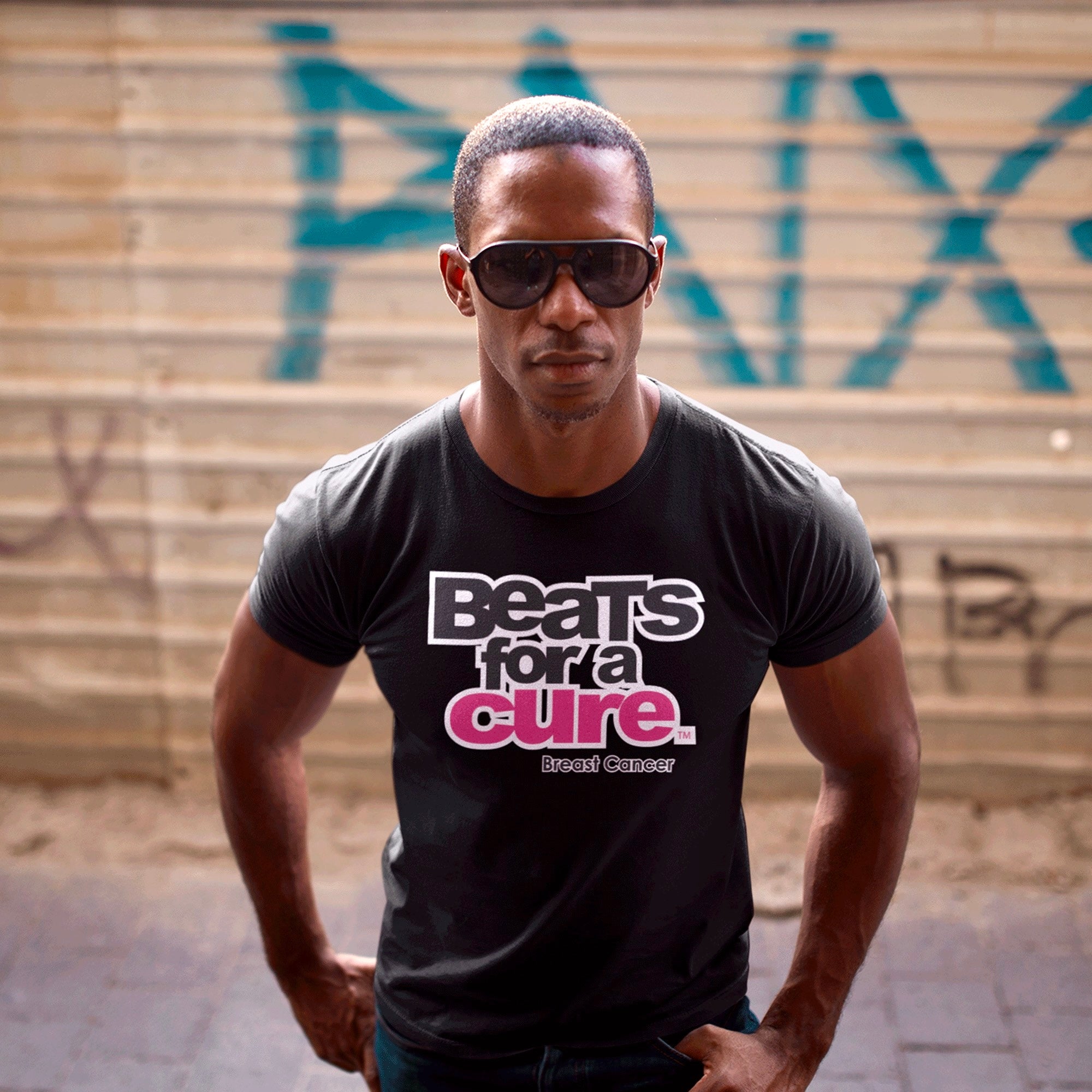 BEATS FOR A CURE - Premium Unisex T-Shirt