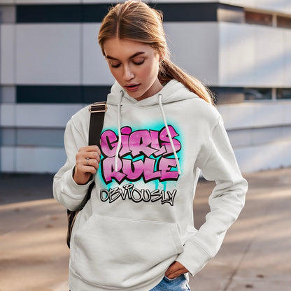 Girls Rule Obviously Adult Hoodie - Beats 4 Hope