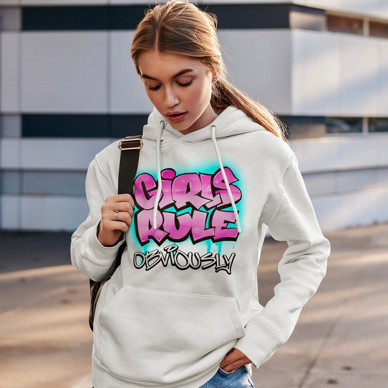 Girls Rule Obviously Adult Hoodie - Beats 4 Hope