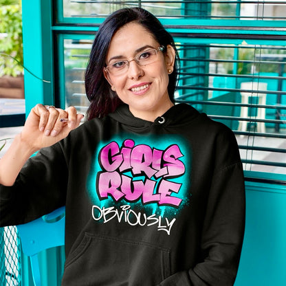 Girls Rule Obviously Adult Hoodie - Beats 4 Hope