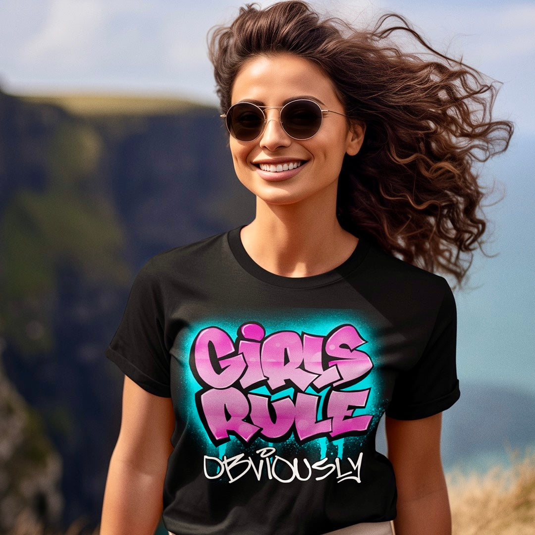 Girls Rule Obviously - Women's Relaxed T-Shirt - Beats 4 Hope