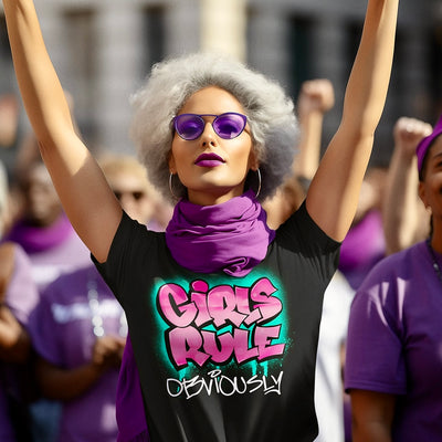 GIRLS RULE OBVIOUSLY - Women's T-Shirt - Beats 4 Hope