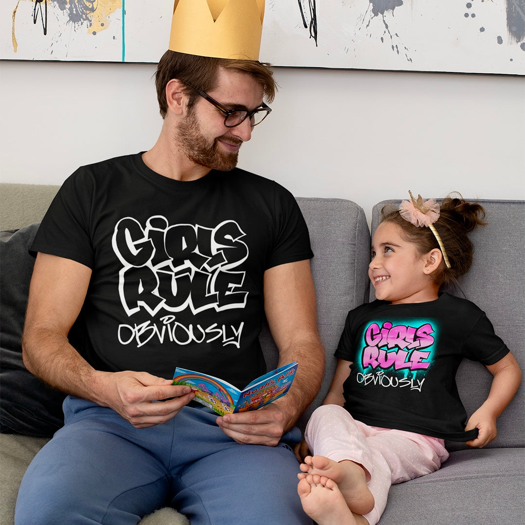 GIRLS RULE OBVIOUSLY - Men’s Premium T-Shirt - Beats 4 Hope