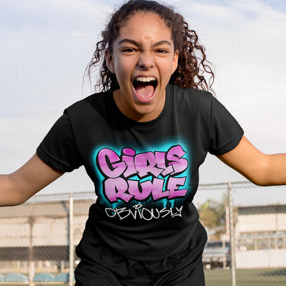 Girls Rule Obviously - Women's Relaxed T-Shirt - Beats 4 Hope