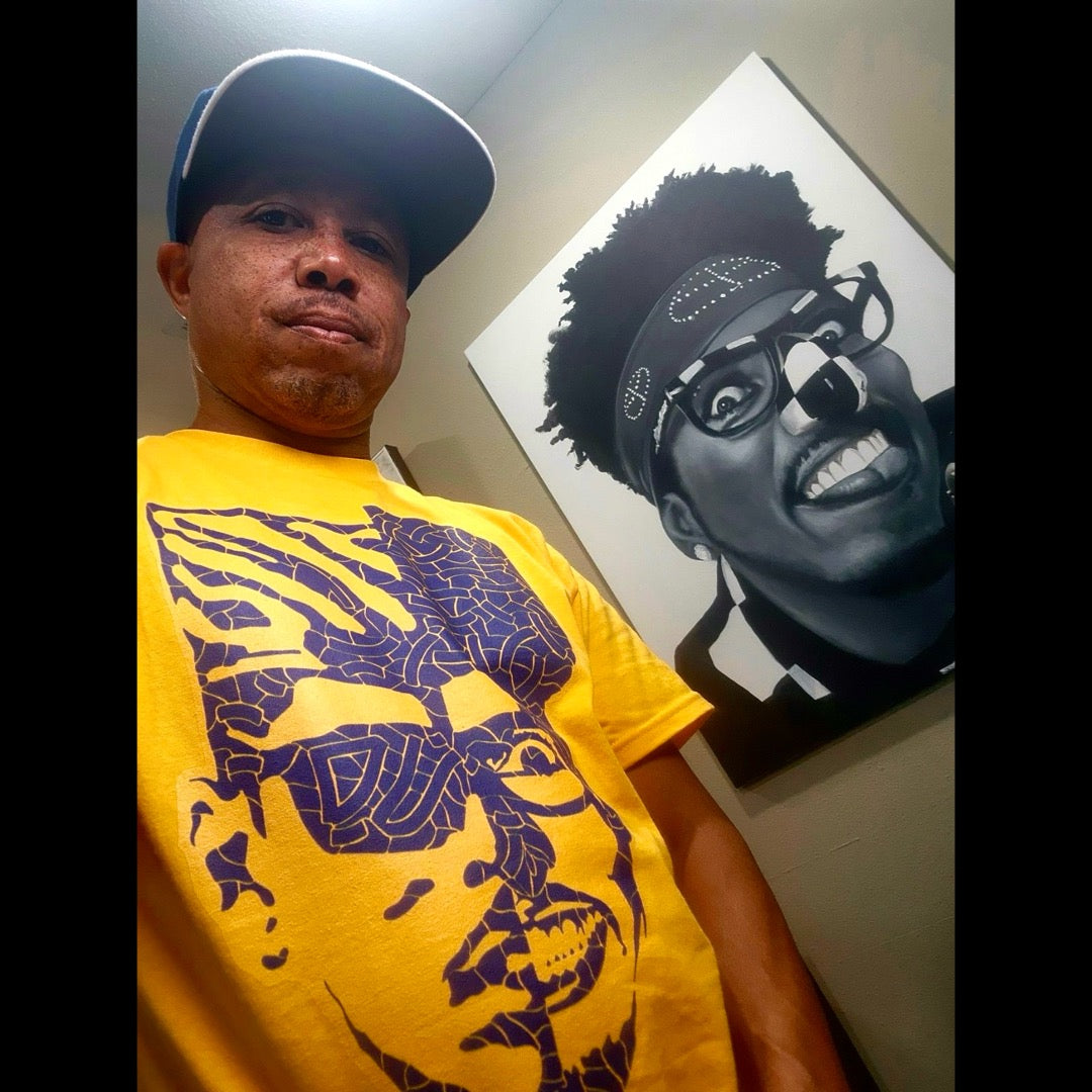 SHOCK G HUMPTY Bluewhatchalike - Men's T-Shirt