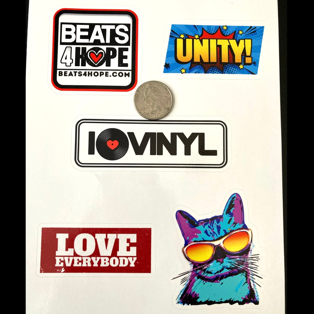Beats4hope Collection Exclusive Sticker Sheet - Beats 4 Hope