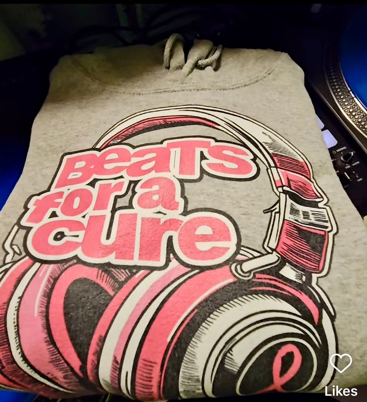 BEATS FOR A CURE - Headphone Hoodie - Beats 4 Hope