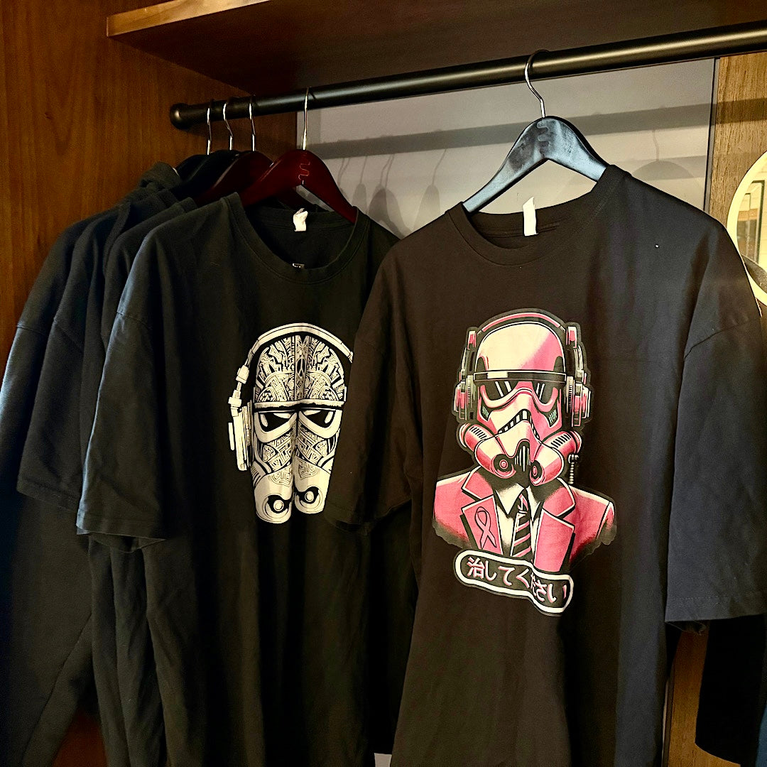 DJ TROOPER - Cure Be With You  Premium Unisex T-Shirt - Beats 4 Hope