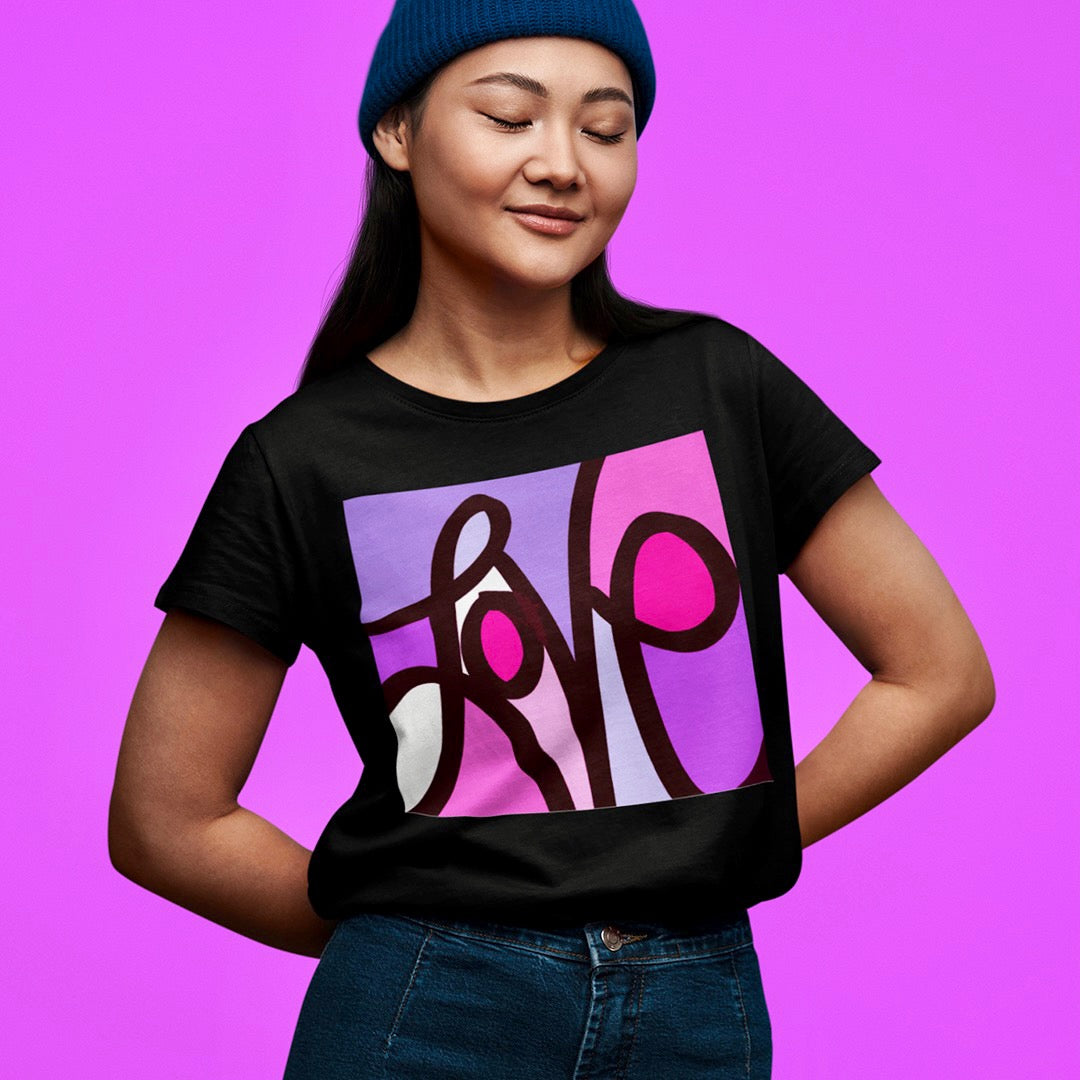 LOVE 1 Pink Unisex T-Shirt - Beats 4 Hope