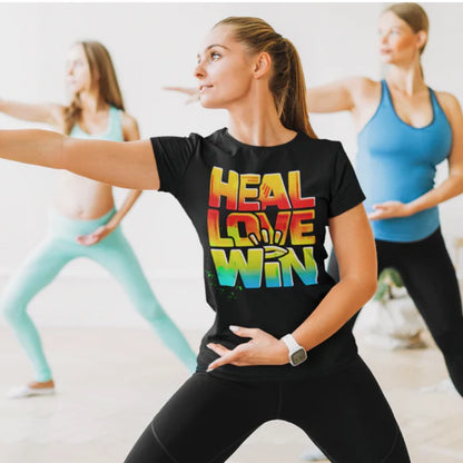 HEAL LOVE WIN Unisex T-Shirt - Beats 4 Hope