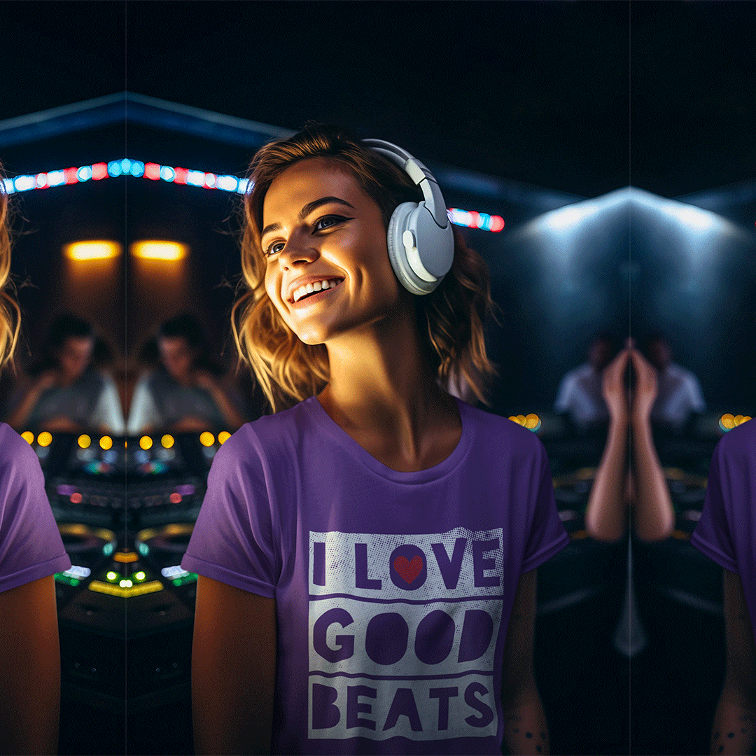 I LOVE GOOD BEATS Men's T-Shirt