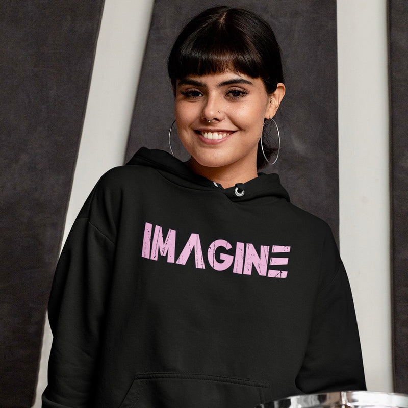 IMAGINE - Pink Unisex Hoodie - Beats 4 Hope