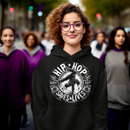 HIP HOP SAVES LIVES - Breaking Hoodie - Beats 4 Hope