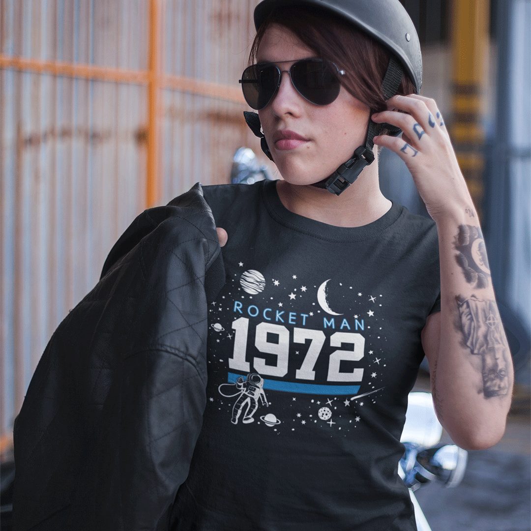 ROCKET MAN 1972  Men's T-Shirt