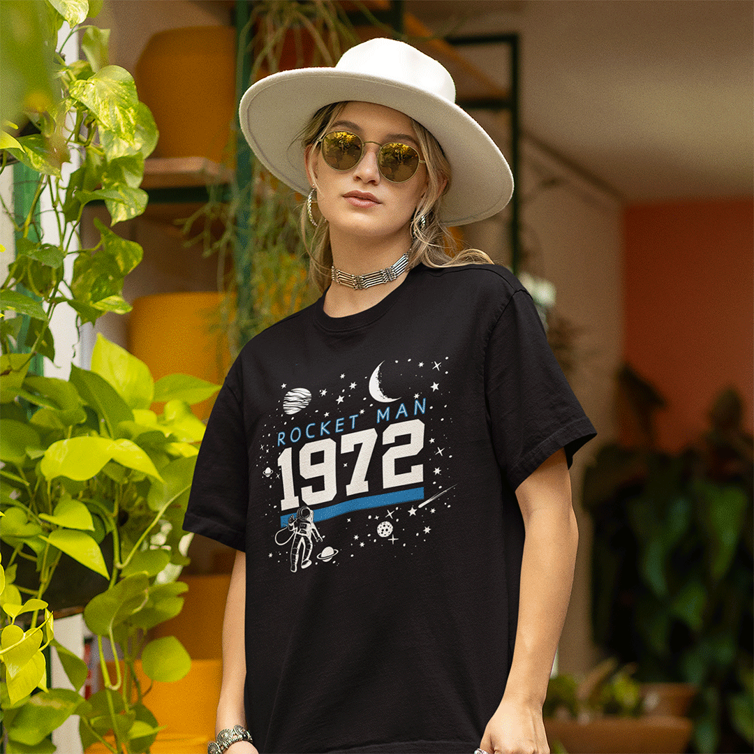 ROCKET MAN 1972  Men's T-Shirt