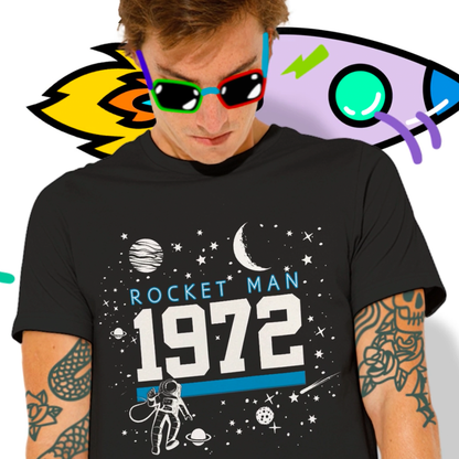 ROCKET MAN 1972  Men's T-Shirt