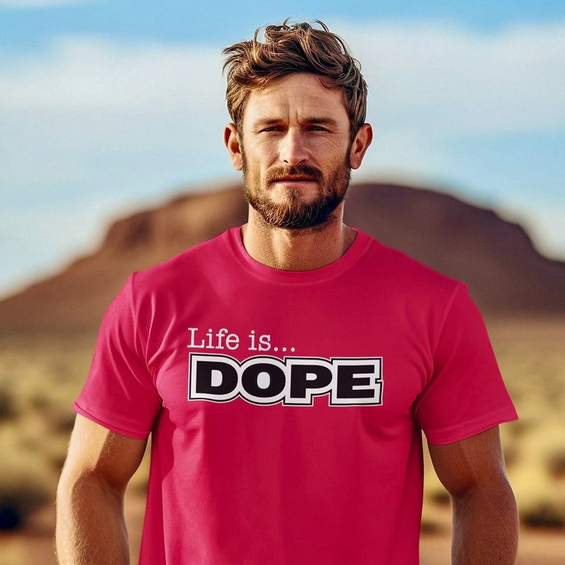 LIFE IS DOPE - Men's Classic T-Shirt - Royal / S - Royal / M - Royal / L - Royal / XL - Royal / 2XL - Royal / 3XL