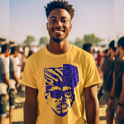 SHOCK G HUMPTY Bluewhatchalike - Men's T-Shirt