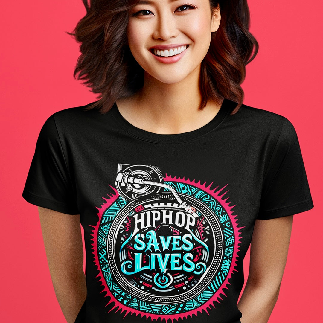 HIP HOP SAVES LIVES Dj T-Shirt - Beats 4 Hope