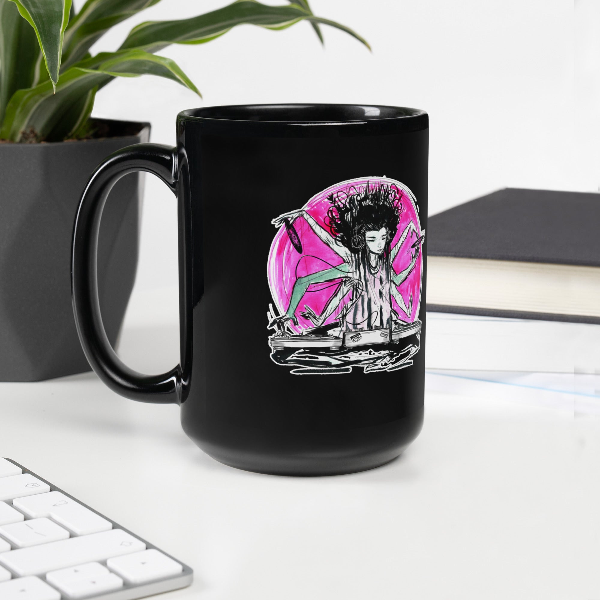 EVERY WOMAN IN THE MIX - Black Glossy Mug