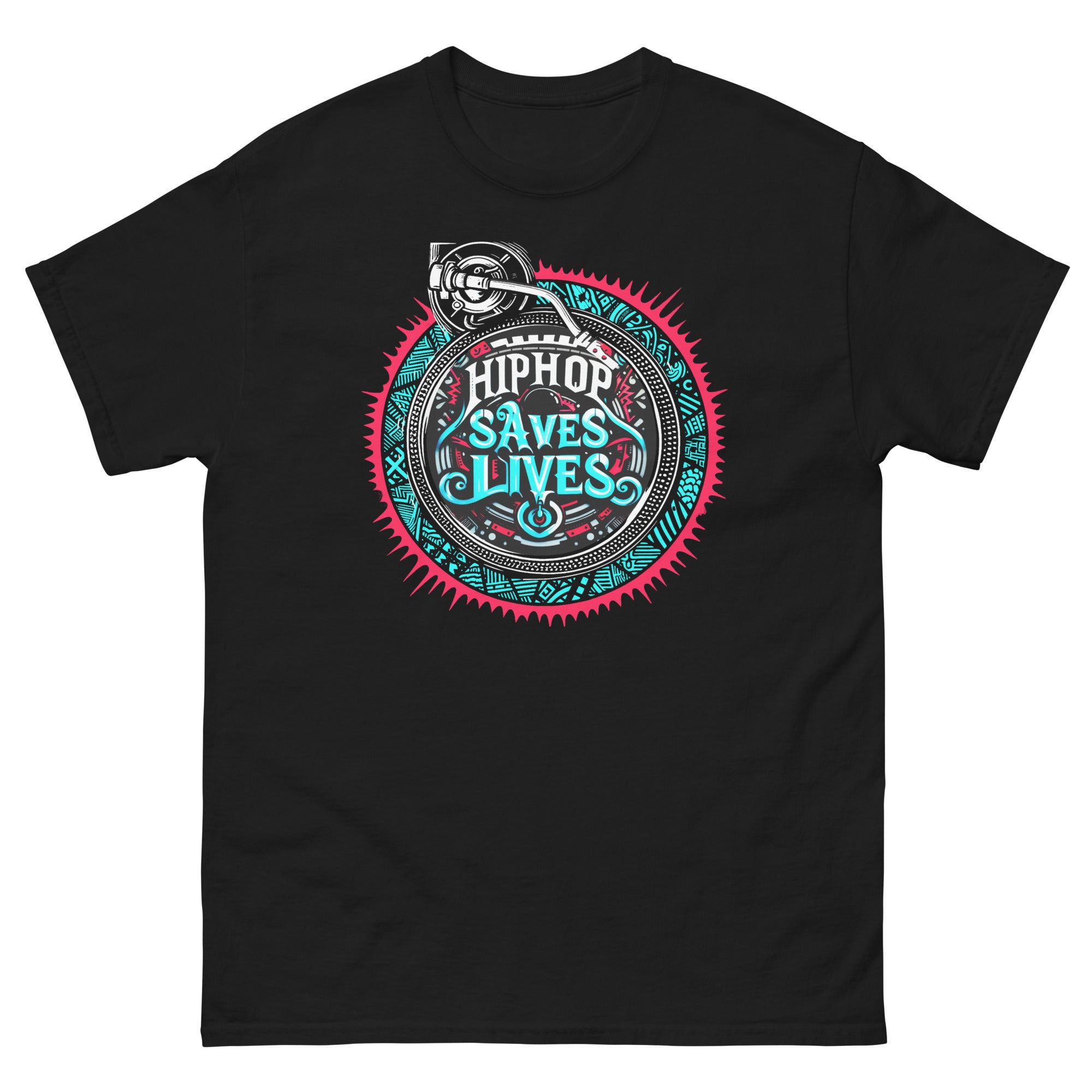 HIP HOP SAVES LIVES Men's DJ T-Shirt - Beats 4 Hope