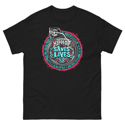 HIP HOP SAVES LIVES Men's DJ T-Shirt - Beats 4 Hope